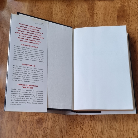 ๐3/$30 Sale!Mix & Match๐ James Patterson 10th Anniversary Hardcover Book - Picture 3 of 4